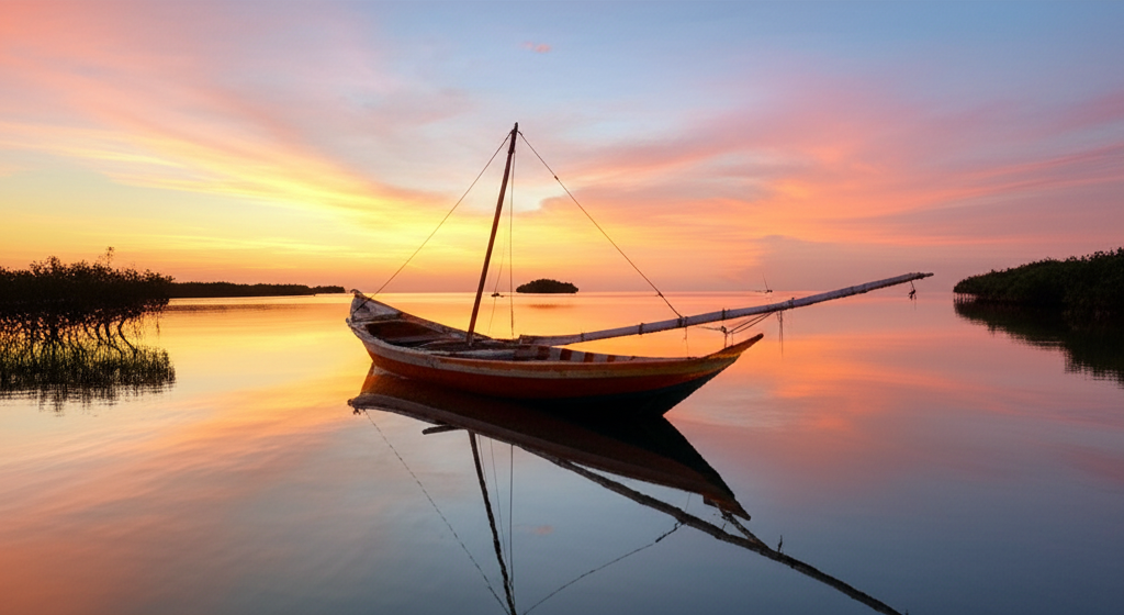Fumba + Mangroves + Sunset Boat tour in Zanzibar