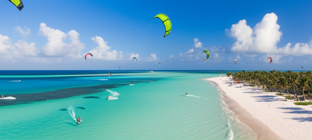 Paje Beach + Kitesurfing + Lagoon tour in Zanzibar